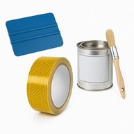 Hilfsmittel für Antirutsch- & Markierungsbänder