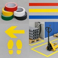 Bodenmarkierungsbänder und 5S‑Markierungen