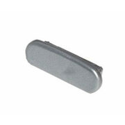 Eindkap PVC Trapleuningprofiel F408-011 wit-aluminium