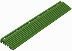 Afwerkrand recht voor 18 mm PP kliktegels groen