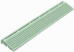 Afwerkrand recht voor 18 mm PP kliktegels mint