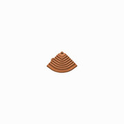 Afwerkrand hoekstuk voor 18 mm kliktegels terracotta