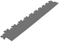 Afwerkrand recht voor 9 mm BoNueva pvc kliktegels grijs