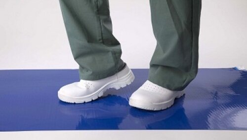 Fijnstof kleefmat blauw 40x60 cm