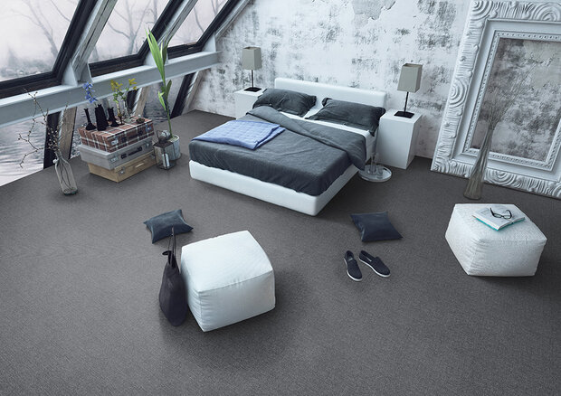 Geweven vinyl kliktegel Olmclick mid beige