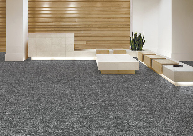 Geweven vinyl kliktegel Olmclick mid beige