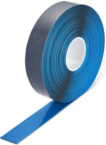 PermaLean vloermarkeringstape extra dun 50 mm blauw