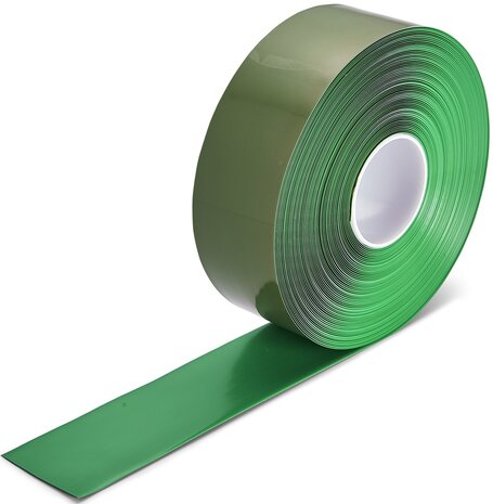 PermaLean vloermarkeringstape extra dun 75 mm groen