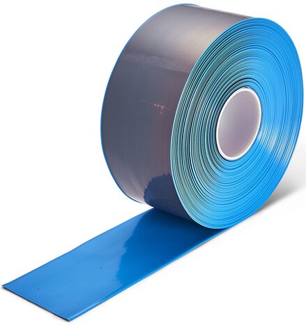PermaLean vloermarkeringstape extra dun 100 mm blauw