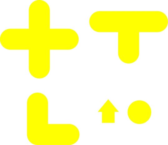 LeanLine Smooth Vloermarkeringstape 100 mm rood-wit