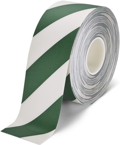 LeanLine Route Vloermarkeringstape 100 mm wit-groen