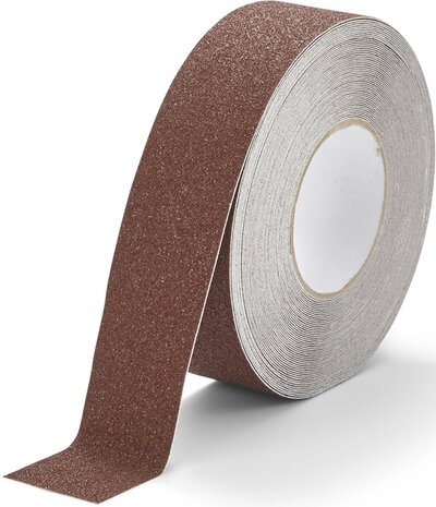Antisliptape korrel fijn 50 mm bruin