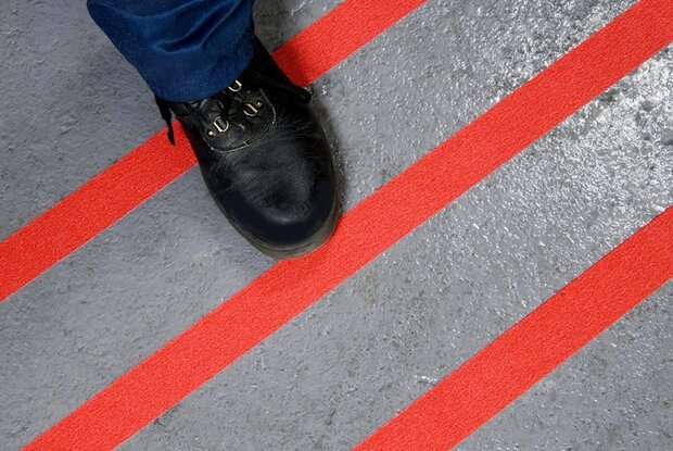 Antisliptape korrel fijn 25 mm fluorgeel