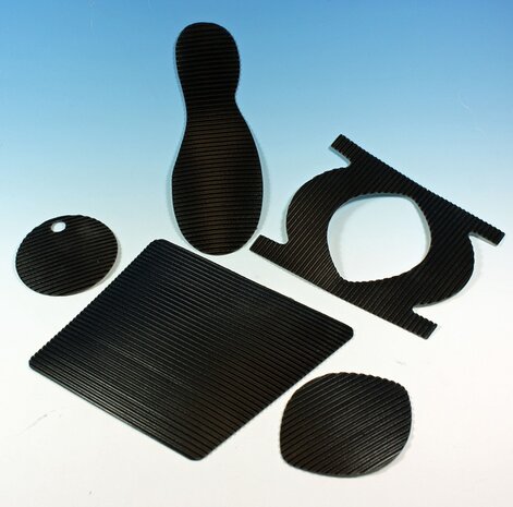 Zelfklevende geribbelde veiligheidstape 600 mm