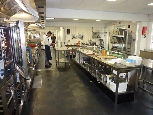 PVC Horecakeukenvloer Vloeistofdicht HACCP &ndash; BoFix GL 10 mm zwart