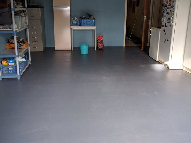 BoHit PVC Kliktegel Garagevloer grijs