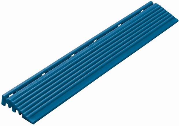 Afwerkrand recht voor 18 mm PP kliktegels blauw