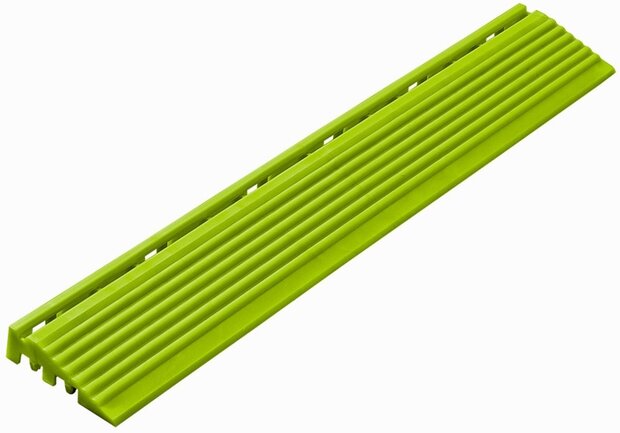 Afwerkrand recht voor 18 mm PP kliktegels lime