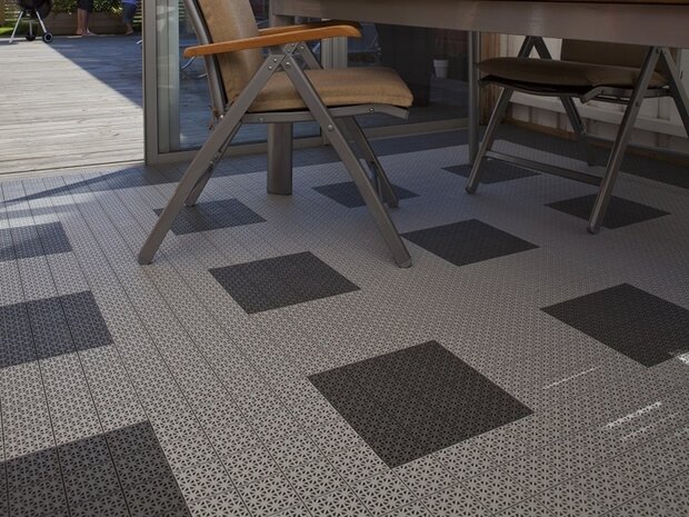 BoVersa  Balkonvloeren 12 mm&ndash; open kliktegels | groen