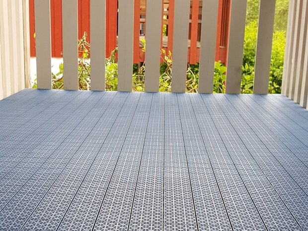 BoVersa  Balkonvloeren 12 mm&ndash; open kliktegels | wit