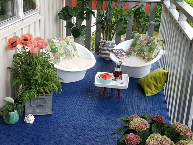 BoVersa  Balkonvloeren 12 mm&ndash; open kliktegels | wit