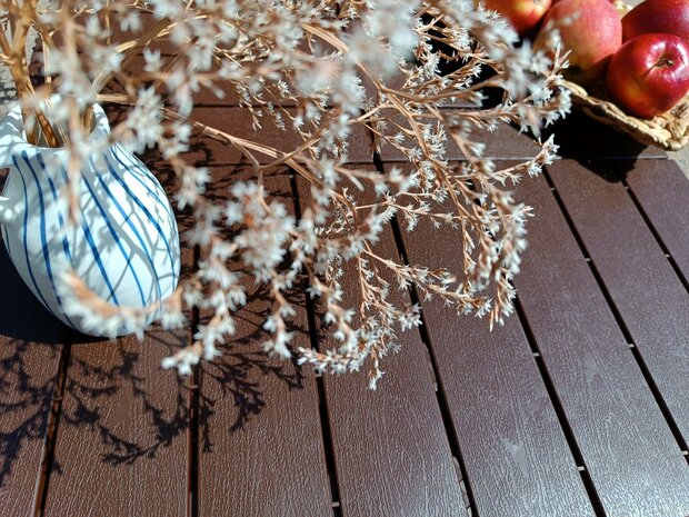 BoFudra balkonvloer 12 mm-houtlook- mahony