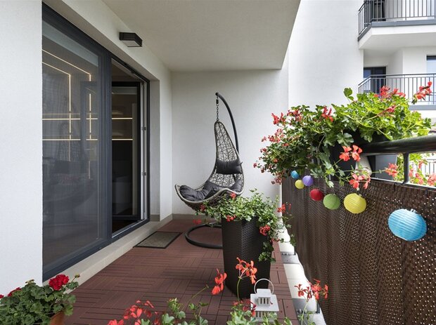 BoFudra balkonvloer 12 mm-houtlook- mahony