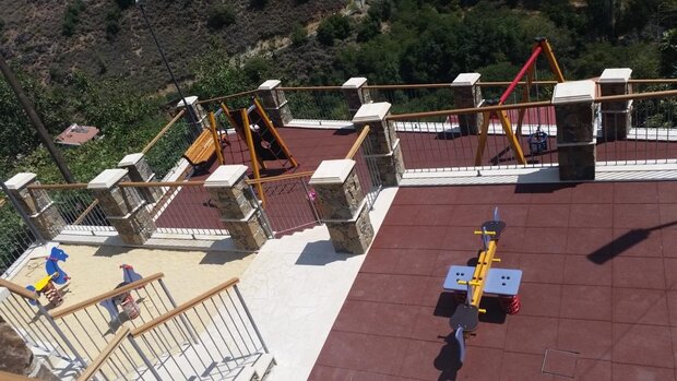 BoSoft rubberen balkontegel tegel 25 mm zwart