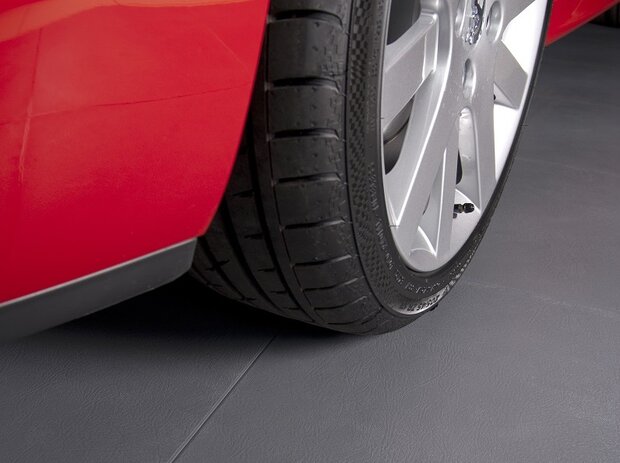 Taralock PVC kliktegel Garagevloer 7 mm-donkergrijs-verdekte verbinding 