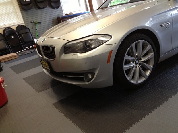 BoSepta-PVC-Kliktegel-Garagevloer-7-mm-blauw-licht-gestructureerd