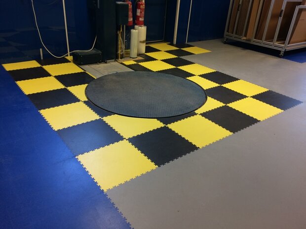 BoSepta-PVC-Kliktegel-Garagevloer-7-mm-beige-licht-gestructureerd