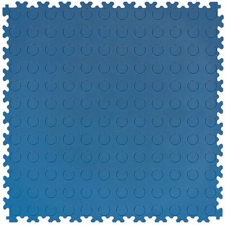 BoSepta PVC Klickfliese Garagenboden &ndash; 7 mm-Blau-Noppen