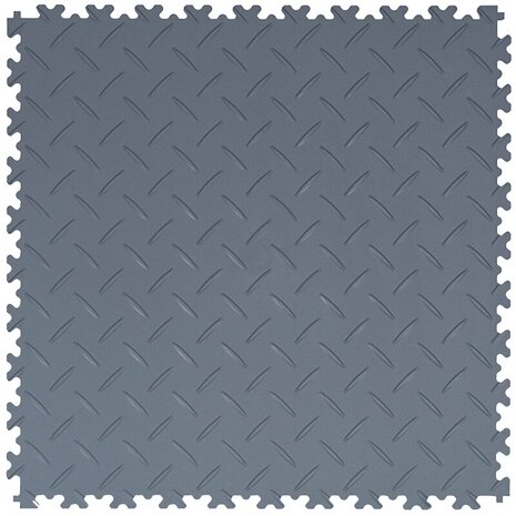 BoSepta PVC Kliktegel Garagevloer&ndash;7mm-donkergrijs-traanplaat  