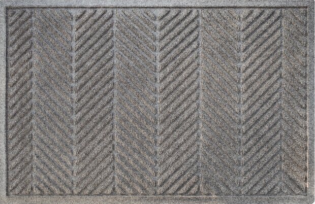 Deurmat WaterHog Herringbone Grey 115x180 cm