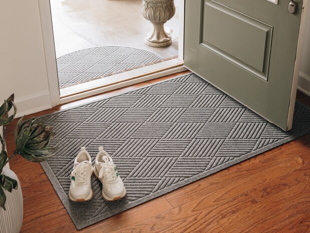 Deurmat WaterHog Diamond Grey 115x180 cm