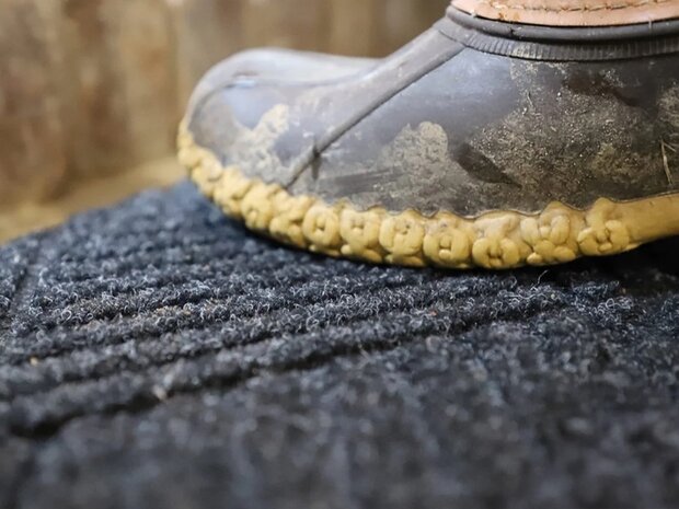 Deurmat WaterHog Diamond Grey 180x250 cm