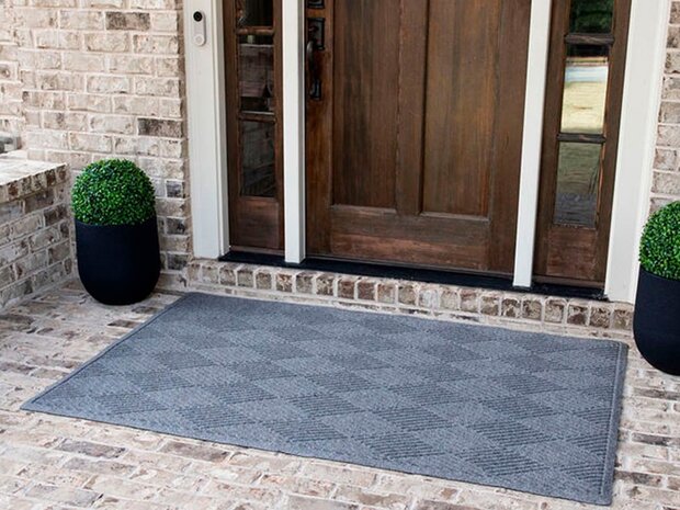 Deurmat WaterHog Diamond Navy blue 180x250 cm