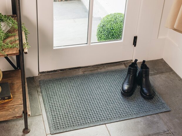 Deurmat WaterHog Square Grey 115x180 cm