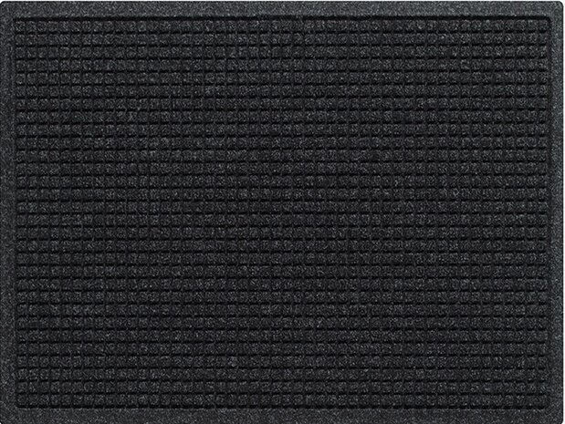 Deurmat WaterHog Square Charcoal 180x250 cm