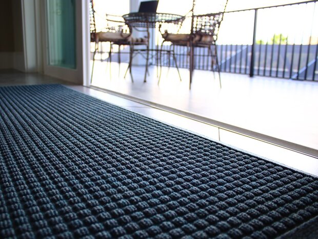 Deurmat WaterHog Square Navy Blue 180x250 cm