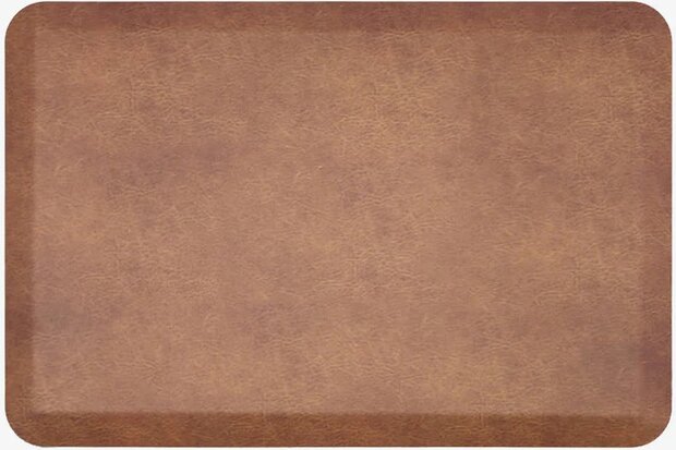 Ergonomische antivermoeidheidsmat &ndash; Leather look 55x80 cm