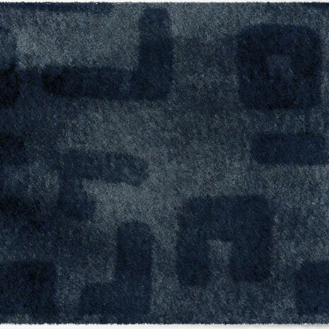 ColorStar Etnic binnendeurmat-marineblauw-85x115 cm