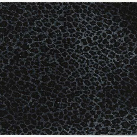 ColorStar- Leopard- binnendeurmat-marineblauw-85x150 cm