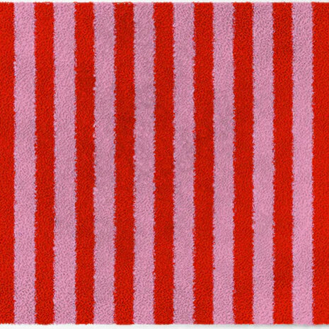 ColorStar- Stripes- binnendeurmat-rose-rood-85x115 cm