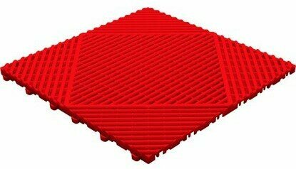 BoClassic balkonvloeren 18 mm &ndash; open kliktegels-rond | Rood