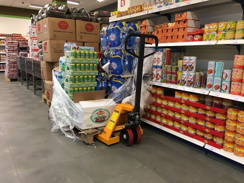 Supermarktboden