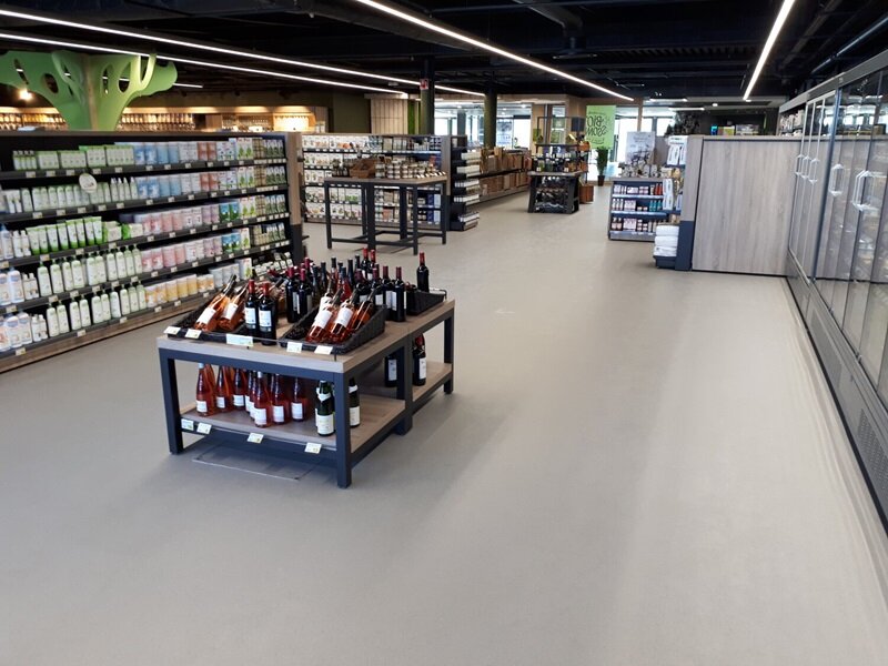 Supermarktvloer