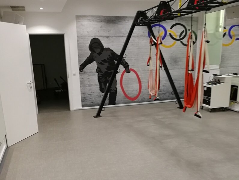 Vloer fitnessruimte