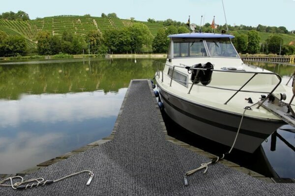 Antislipmat voor boot of steiger