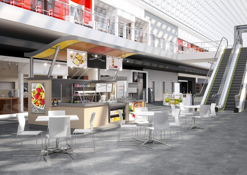 vloer winkelcentrum